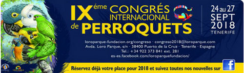 Neuvième convention internationale sur les perroquets 2018 Loro Parque
