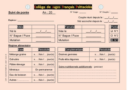 Modèle 23fiche de suivi de ponte